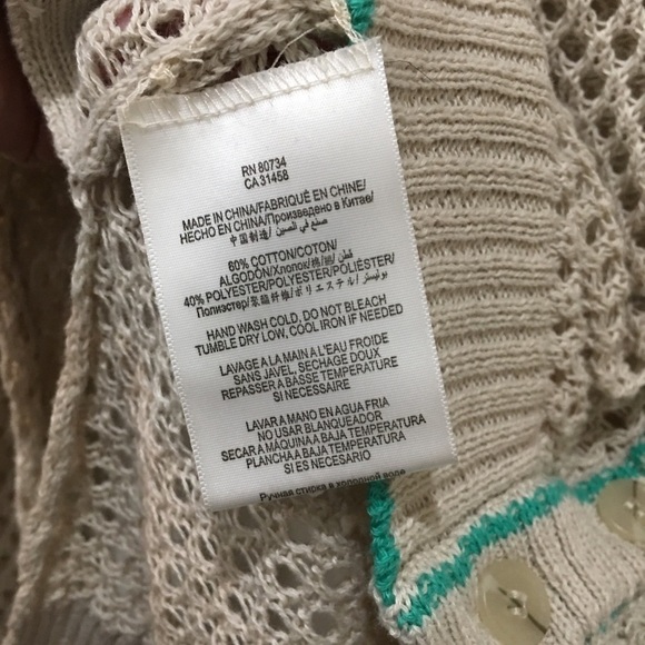 Bcbgeneration open weave cardigan size XS small - Picture 4 of 5